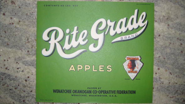 Ritegrade Fruit Crate Label