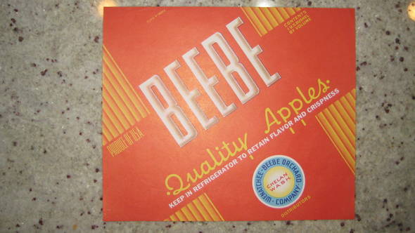Beebe Fruit Crate Label