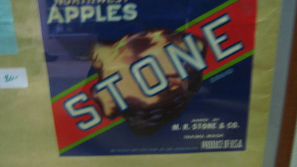 Stone M.R. Fruit Crate Label