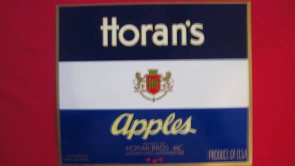 Horan's Fruit Crate Label