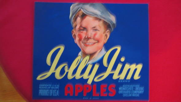 Jolly Jim Fruit Crate Label