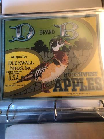 DB Green DB Inc Fruit Crate Label
