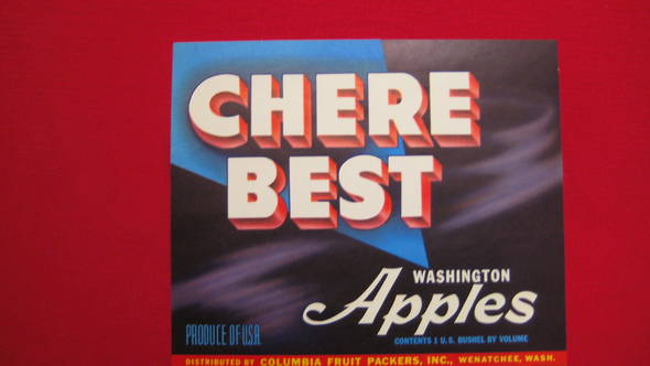 Chere Best Fruit Crate Label