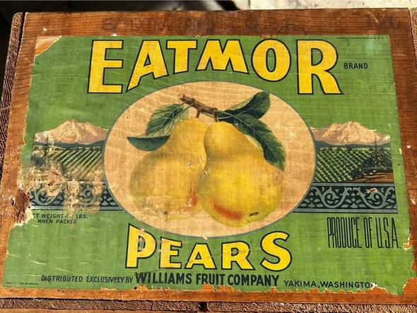 Eatmor Rare Fruit Crate Label