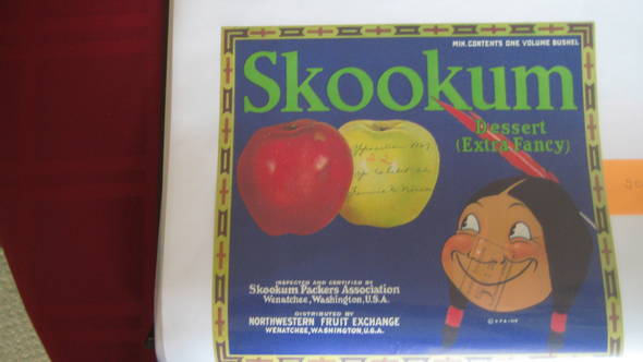 Skookum Early Fruit Crate Label