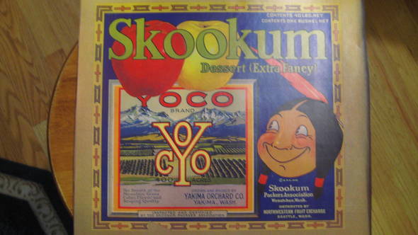 Skookum YOCO XF Fruit Crate Label