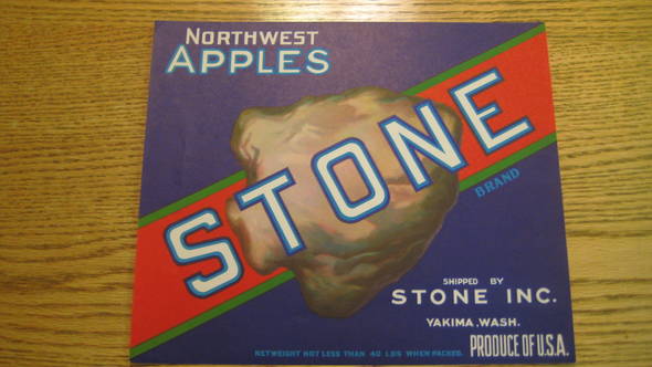 Stone Fruit Crate Label