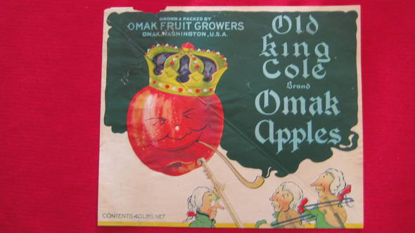 Old King Cole Fruit Crate Label