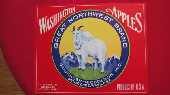 Great-Northwest Fruit Crate Label