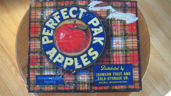 Pefect Pak Johnson Fruit Crate Label
