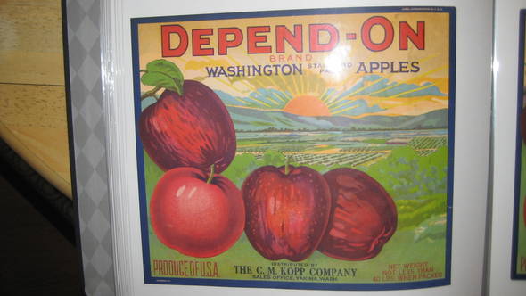 Depend-On 40lbs Fruit Crate Label