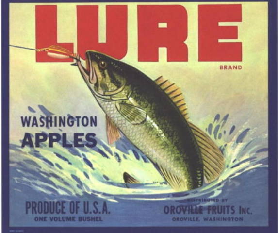 Lure Fruit Crate Label