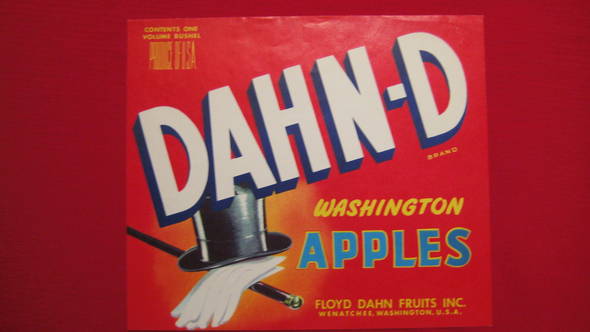 Dahn-D Fruit Crate Label