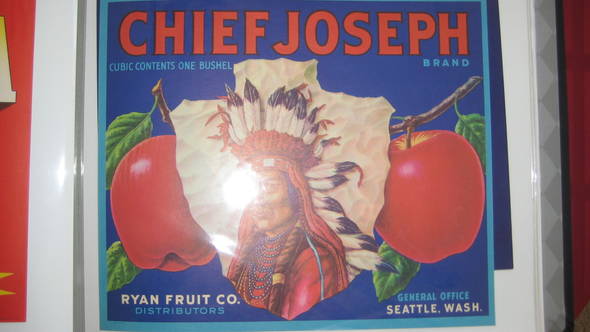 Chief Joseph Schmidt LL Fruit Crate Label