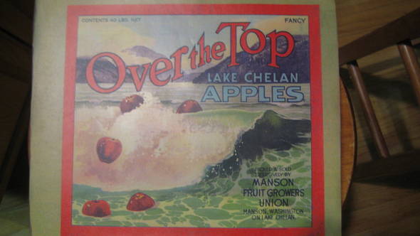 Over The Top Fcy Fruit Crate Label