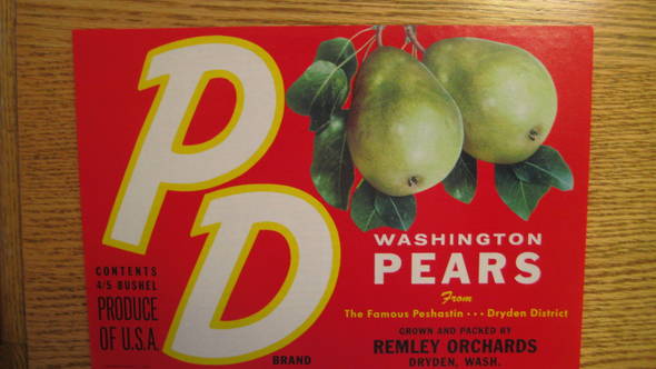 PD Fruit Crate Label